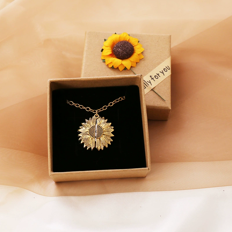 "You Are My Sunshine" Sunflower Necklace - Back in Stock