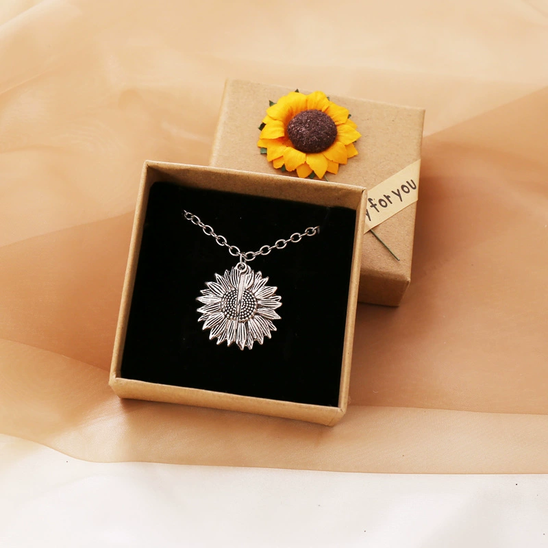 "You Are My Sunshine" Sunflower Necklace - Back in Stock