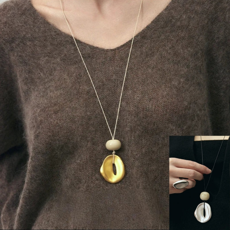 Parisian Charm Metal Necklace