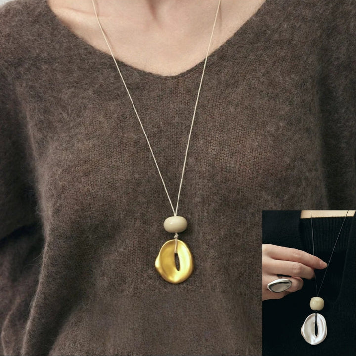 Parisian Charm Metal Necklace