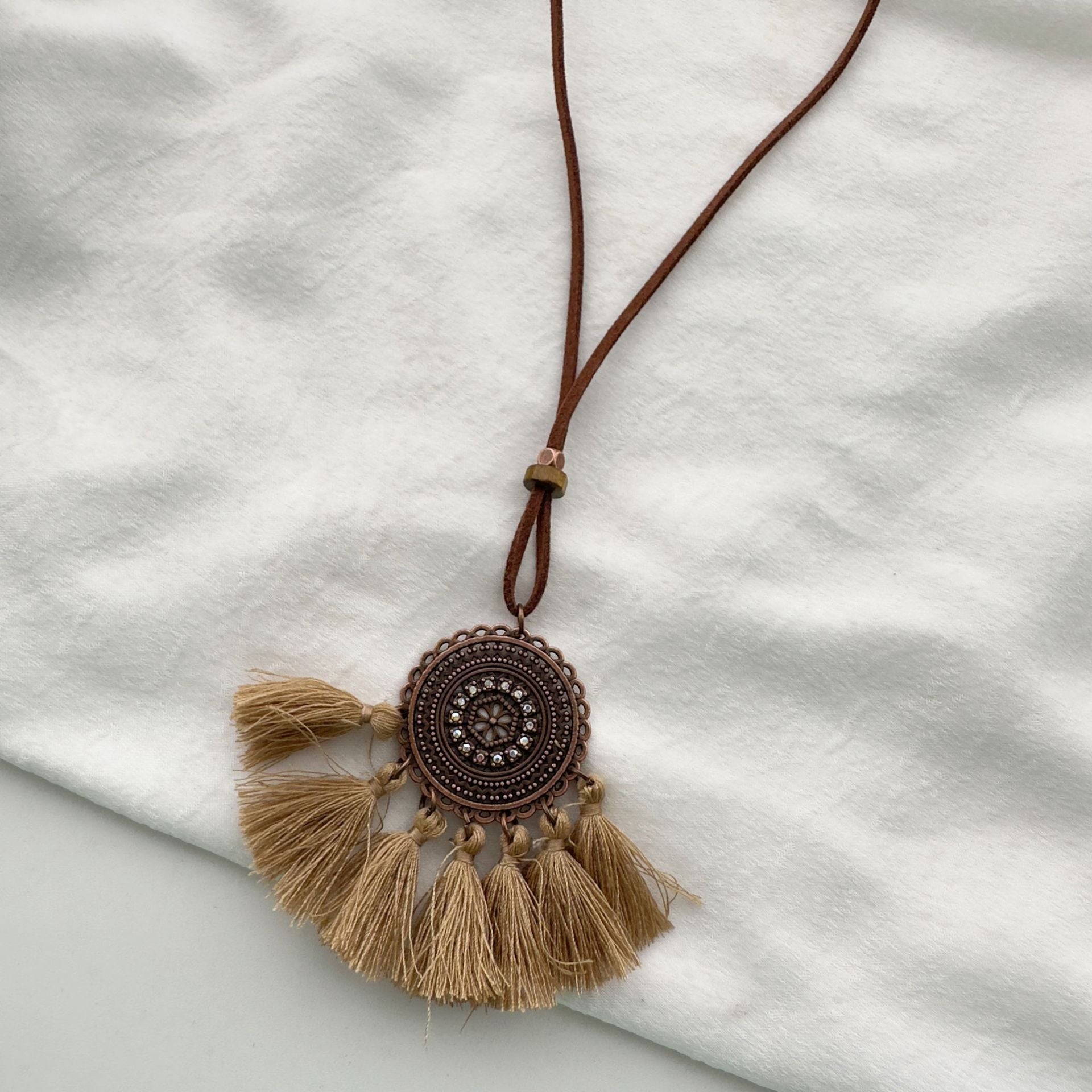 Ethnic Tassel Pendant Necklace