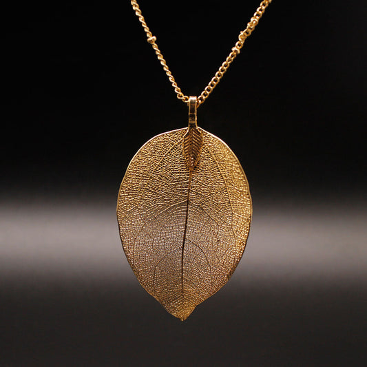 Hollow Leaf Alloy Necklace