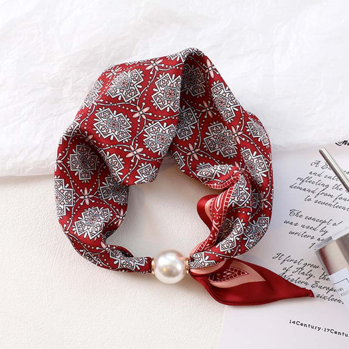 Ethnic Magnetic Clasp Scarf Necklace
