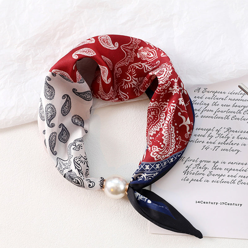 Ethnic Magnetic Clasp Scarf Necklace