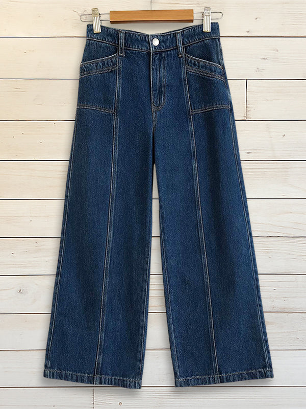 Classic High-Rise Wide-Leg Jeans