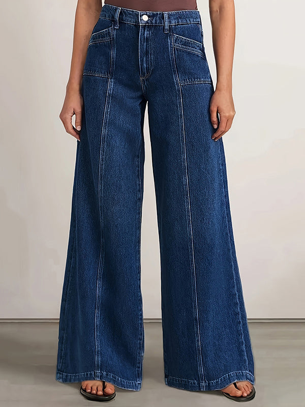 Classic High-Rise Wide-Leg Jeans