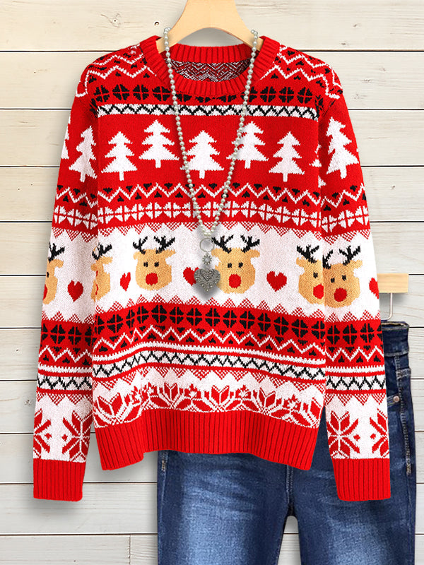 Holiday Reindeer Joy Sweater