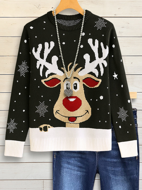Holiday Reindeer Joy Sweater