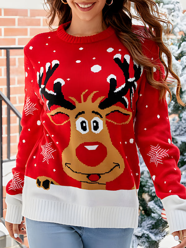 Holiday Reindeer Joy Sweater