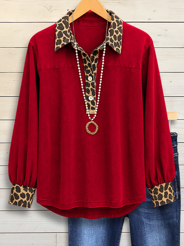 Midnight Safari Collar Blouse