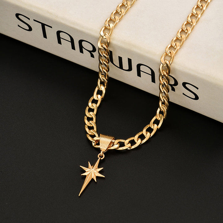 North Star Chunky Chain Necklace