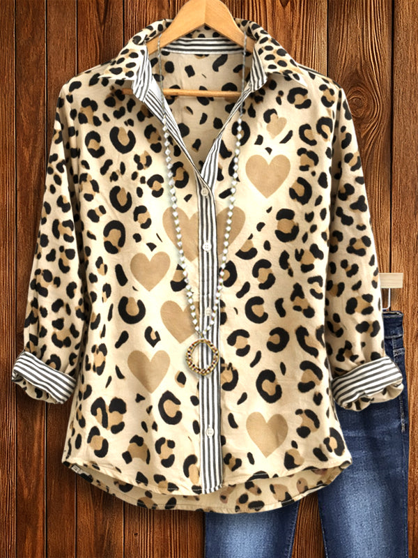 Sweetheart Leopard Button Shirt