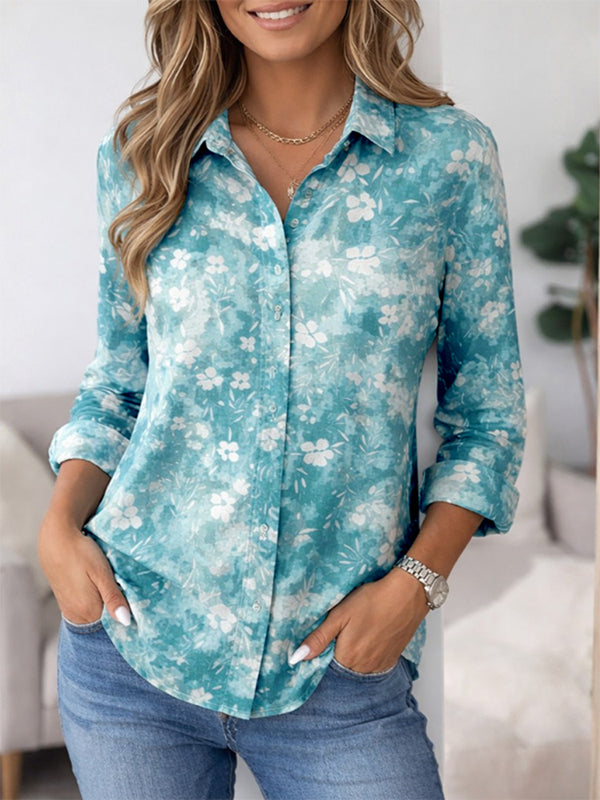 Coastal Breeze Roll-Sleeve Shirt