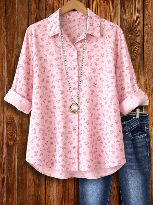 Sweet Meadow Floral Button-Down Shirt