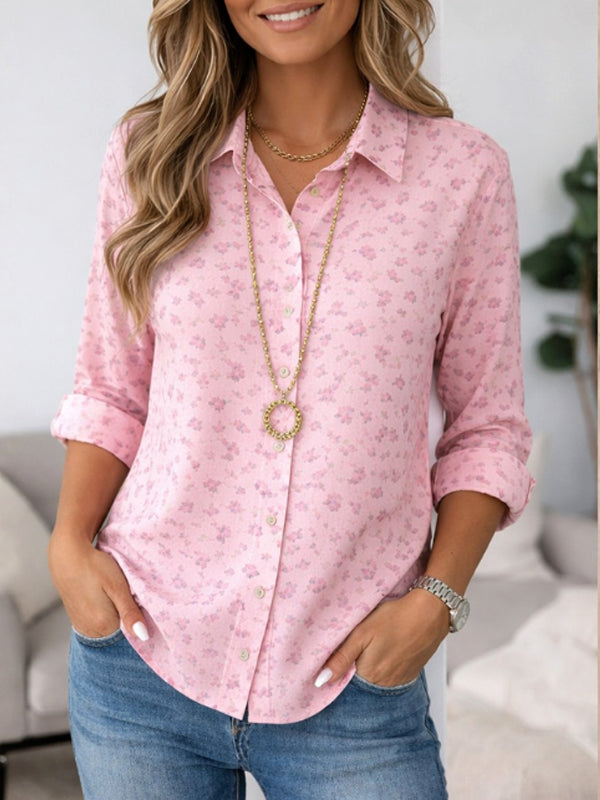 Sweet Meadow Floral Button-Down Shirt