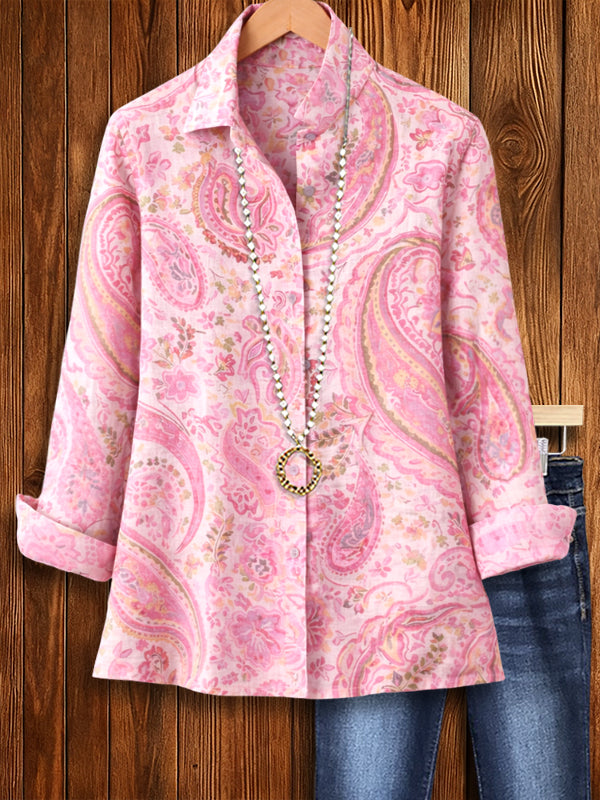 Pink Paisley Classic Shirt