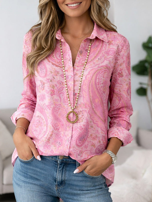 Pink Paisley Classic Shirt