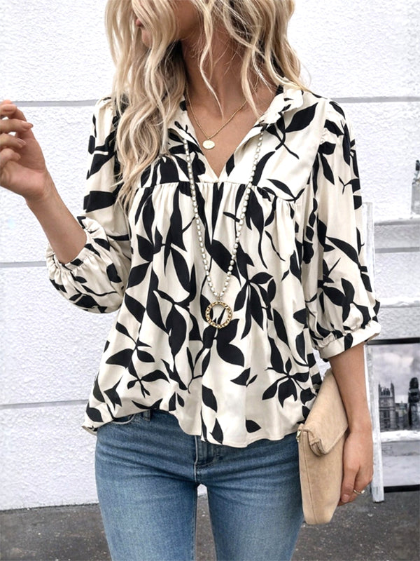 Willow Grace Floral Peplum Top