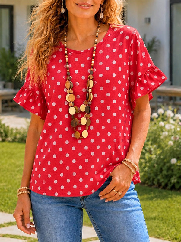 Americana Starburst Peasant Top