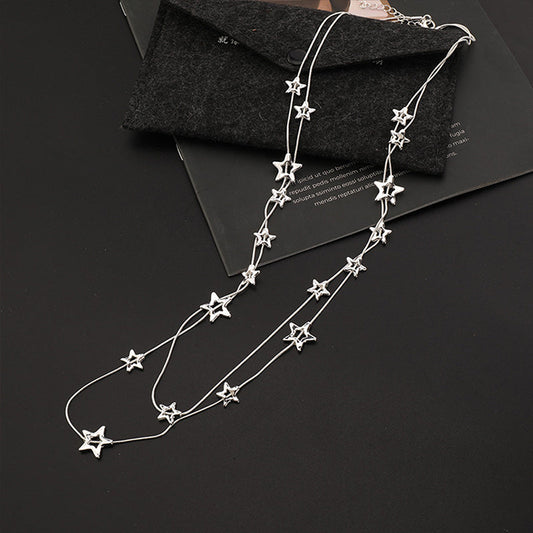 Double Layer Star Fashion Necklace