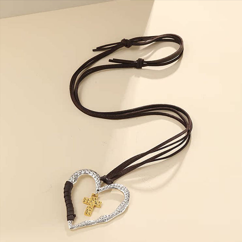 Vintage Love Leather Necklace