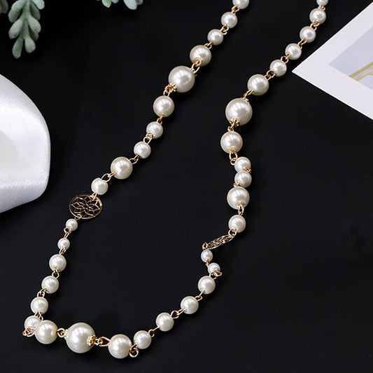 Fashionable Pearl Versatile Long Necklace