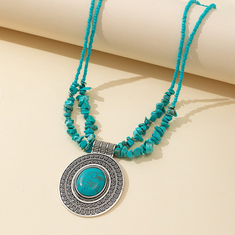 Southwestern Gem Pendant Necklace