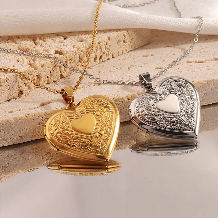 Heart of Elegance Locket Necklace