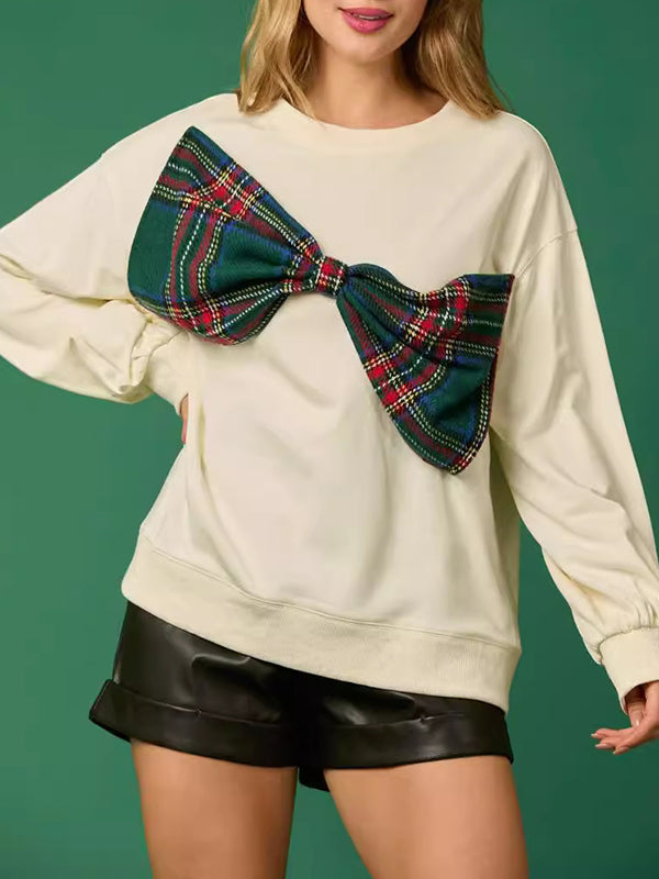 Holiday Bow Crewneck Sweatshirt