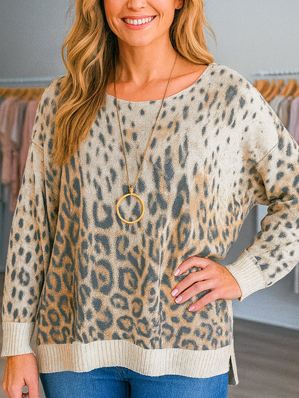 Wild Grace Leopard Casual Top