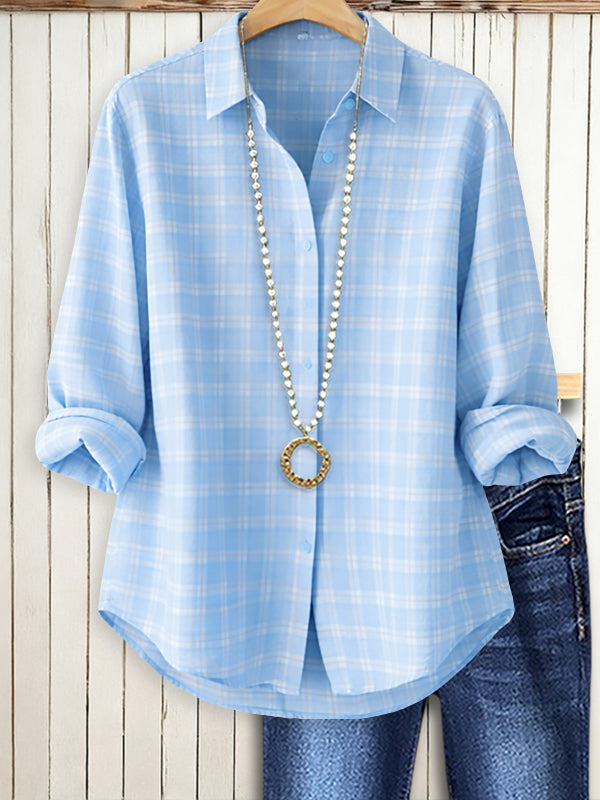 Sweet Weekend Plaid Button Shirt