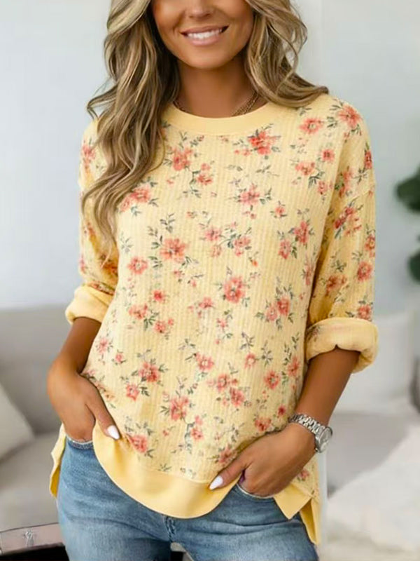 Pastoral Floral Casual Top