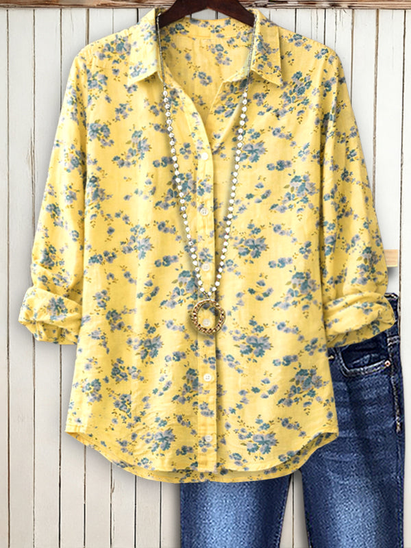 Sunshine Meadow Floral Shirt