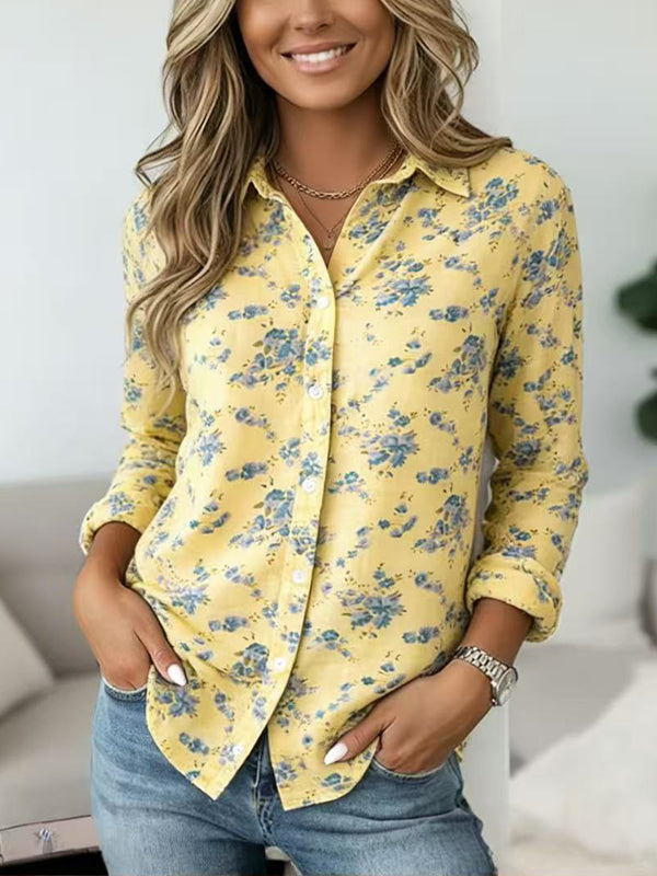 Sunshine Meadow Floral Shirt