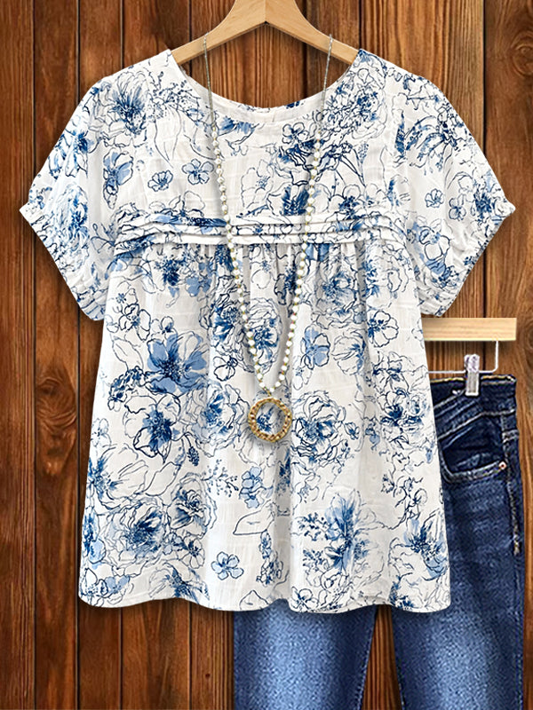 Porcelain Garden Blouse