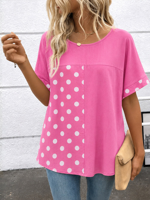 Pink Polka Dot Breeze Top