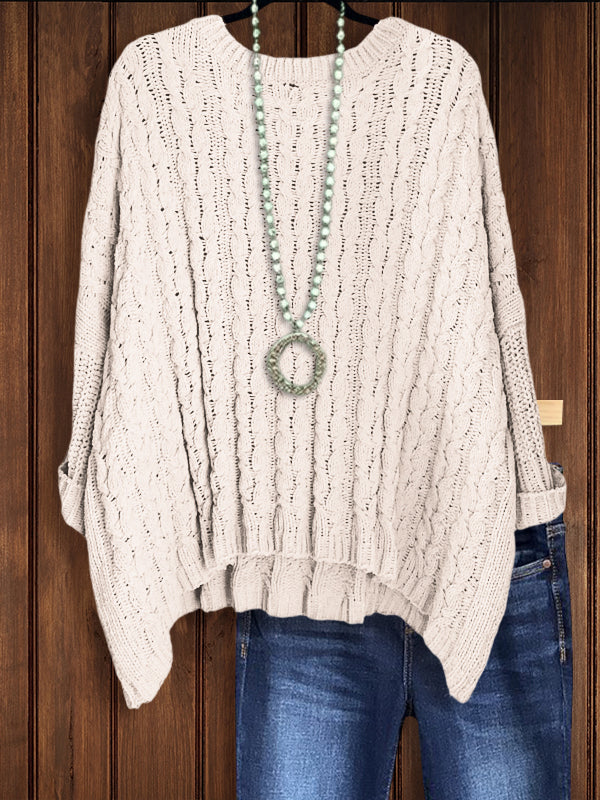 Casual Loose Crochet Sweater