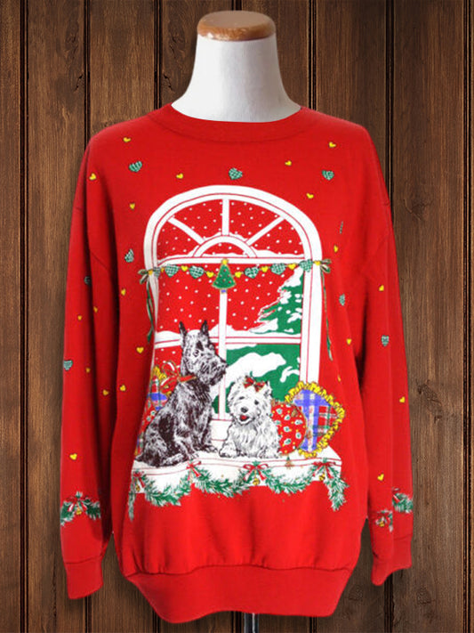 Holiday Time Ugly Christmas Sweatshirt