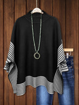 Fashion Striped Knit Sweater