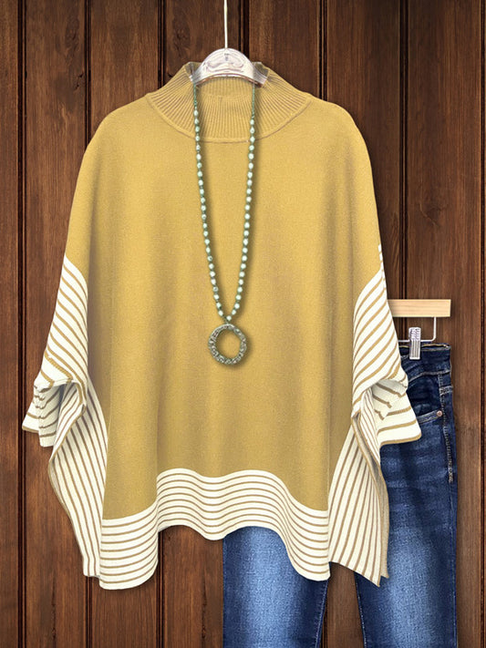 Fashion Striped Knit Sweater