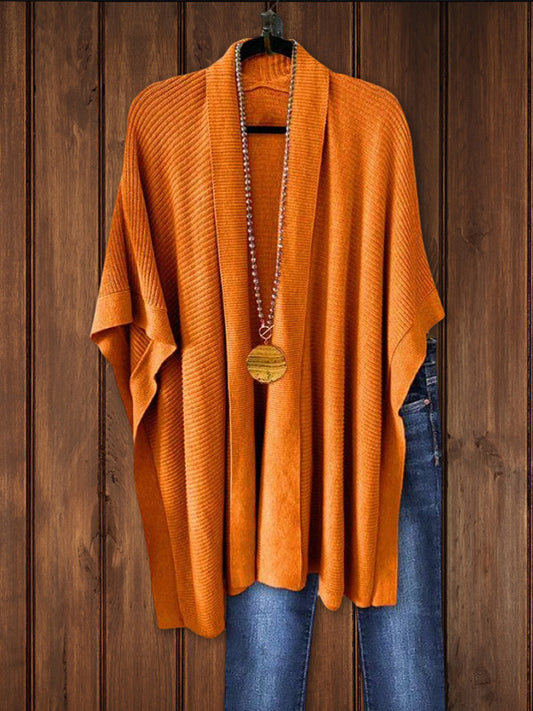 Oversize Cardigan In Cotton Fleece