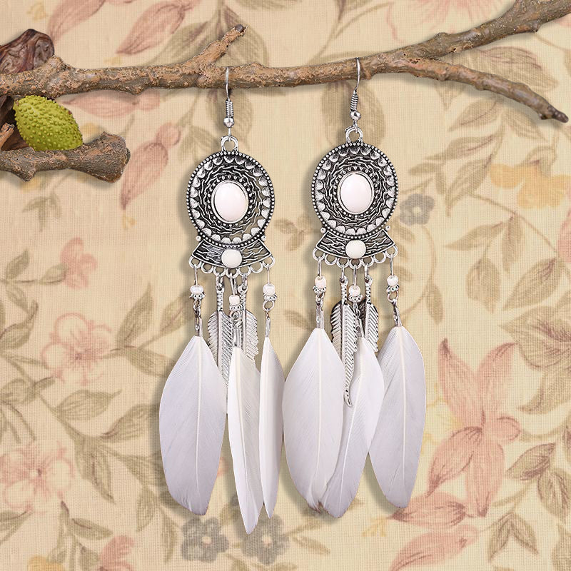 Bohemian Feather Earrings